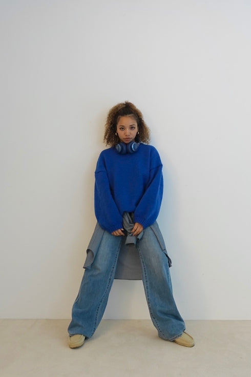 ルーズストレートデニム